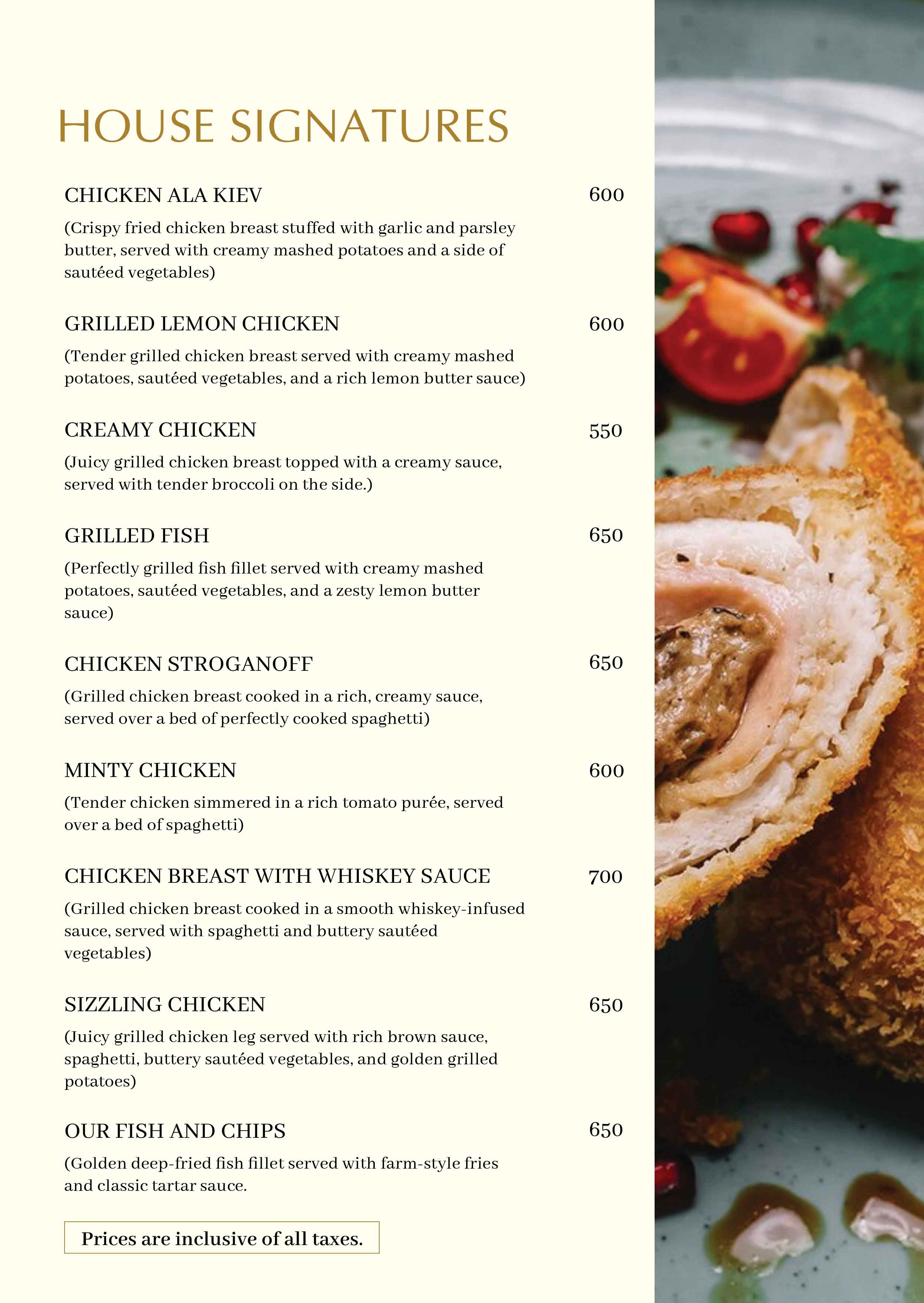 Seasonal Dishes