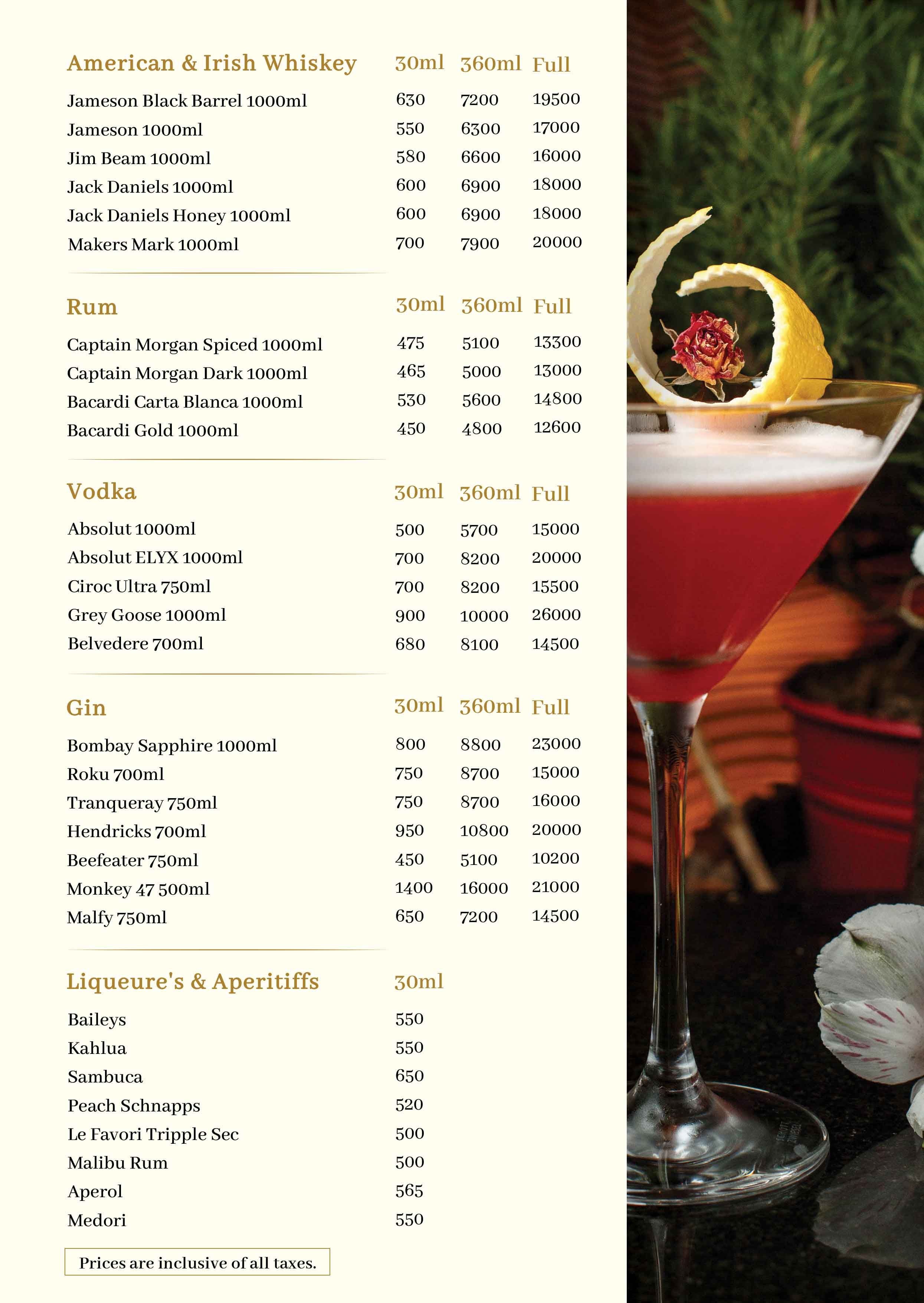 Wine Selection