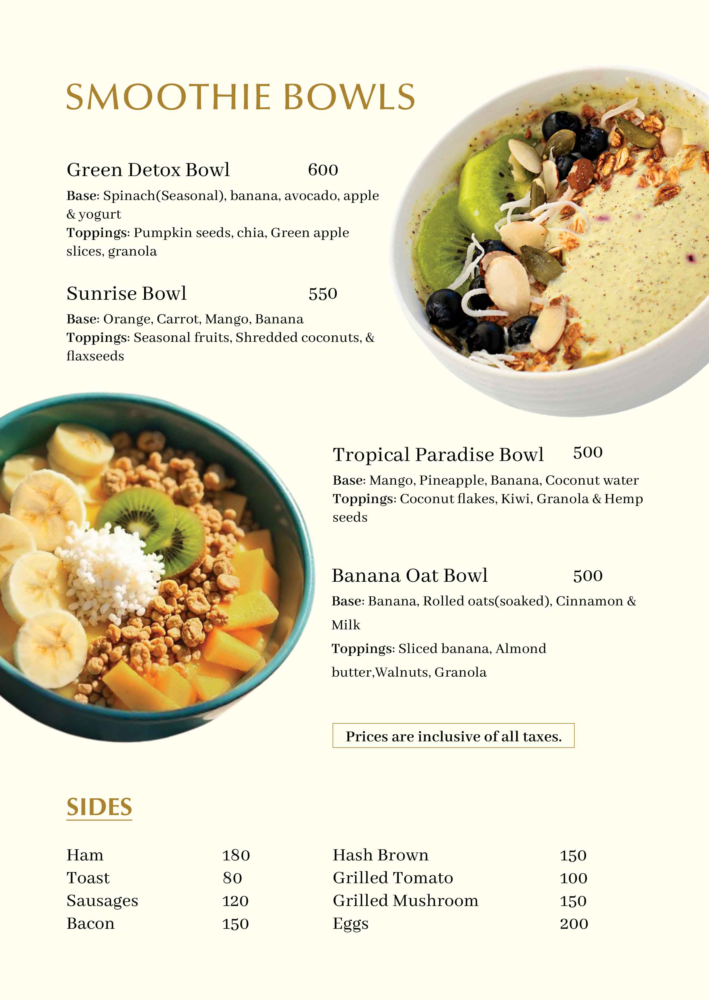 Desserts