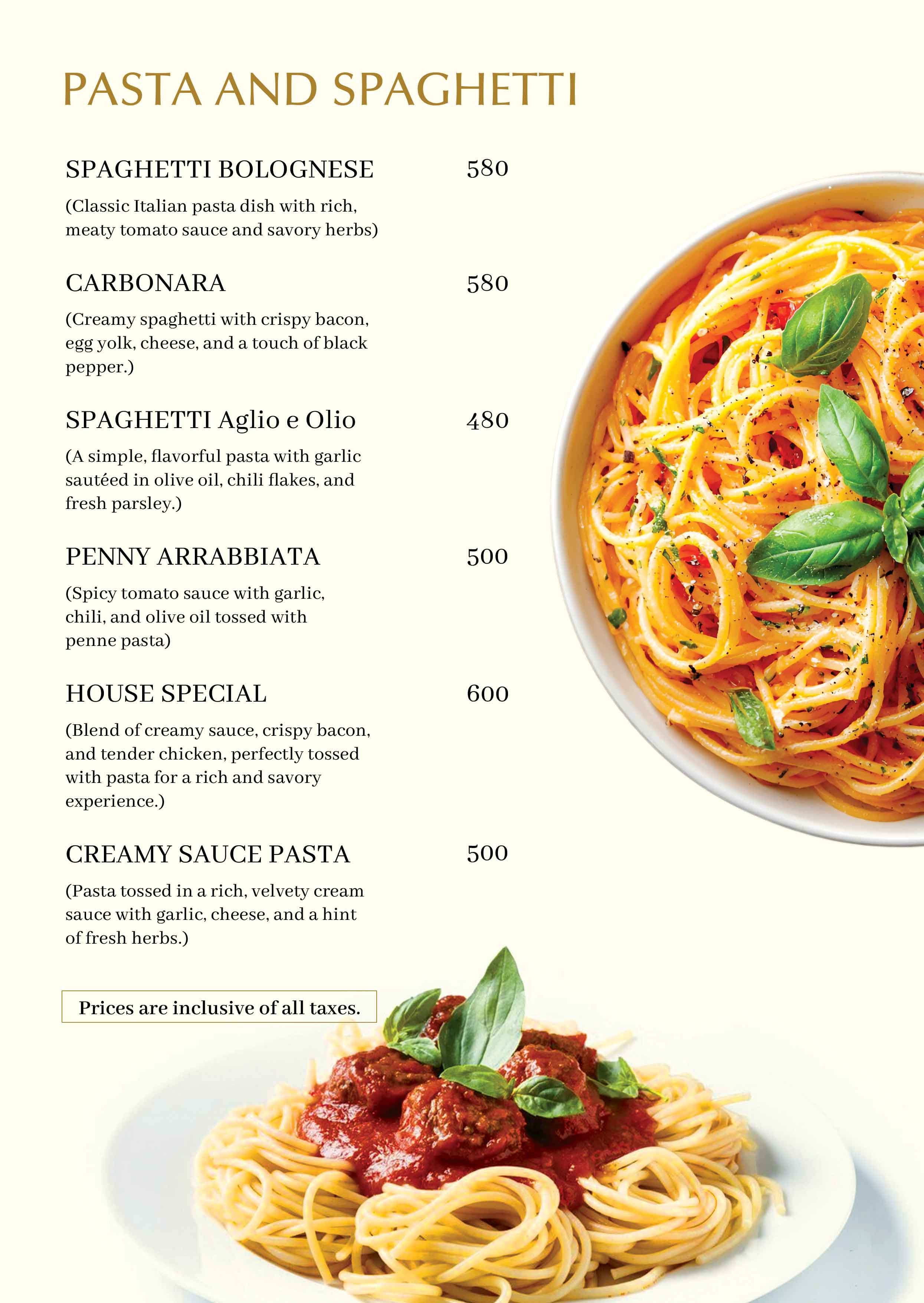 Pasta Section